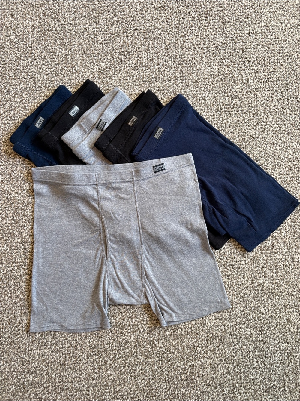 6 Men's Hanes Comfort Soft Waistband Boxer Briefs